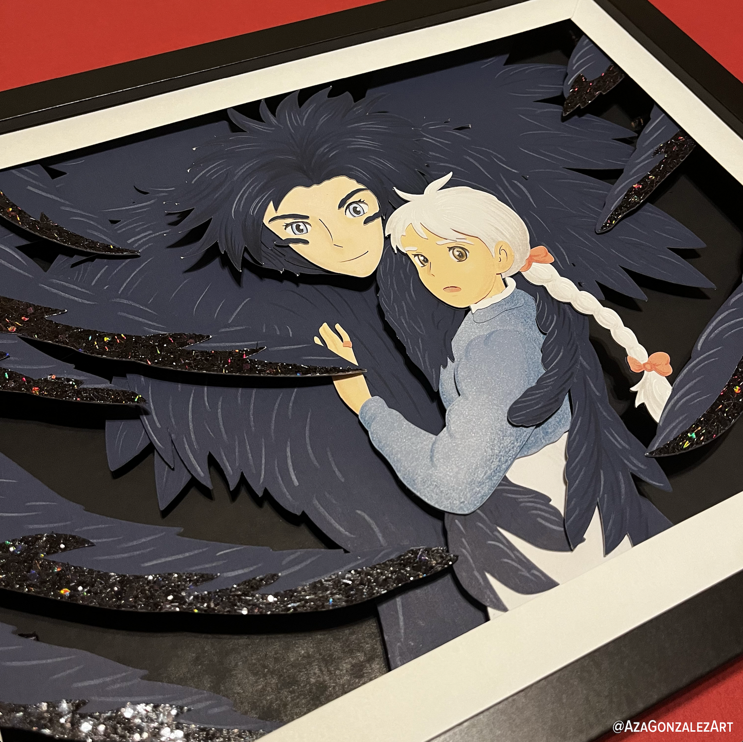 Howls and Sophie Moving Castle 14"x11"