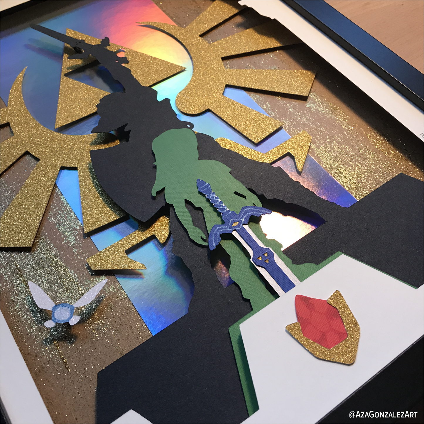 Zelda ocarina of time 14"x11"