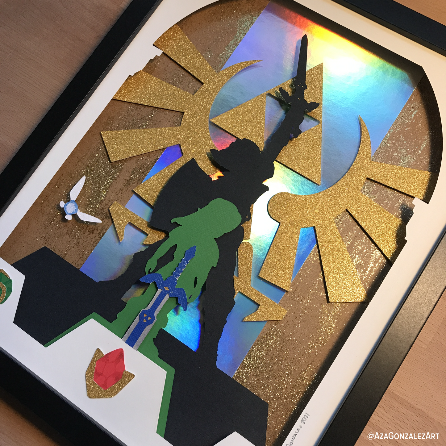 Zelda ocarina of time 14"x11"
