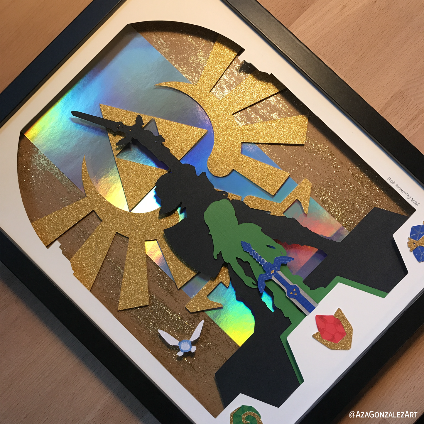 Zelda ocarina of time 14"x11"