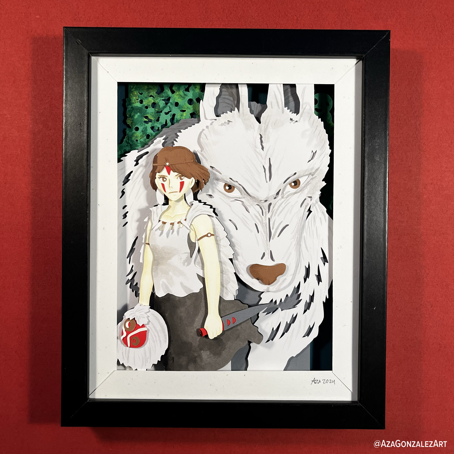 Mononoke princess 8"x10"