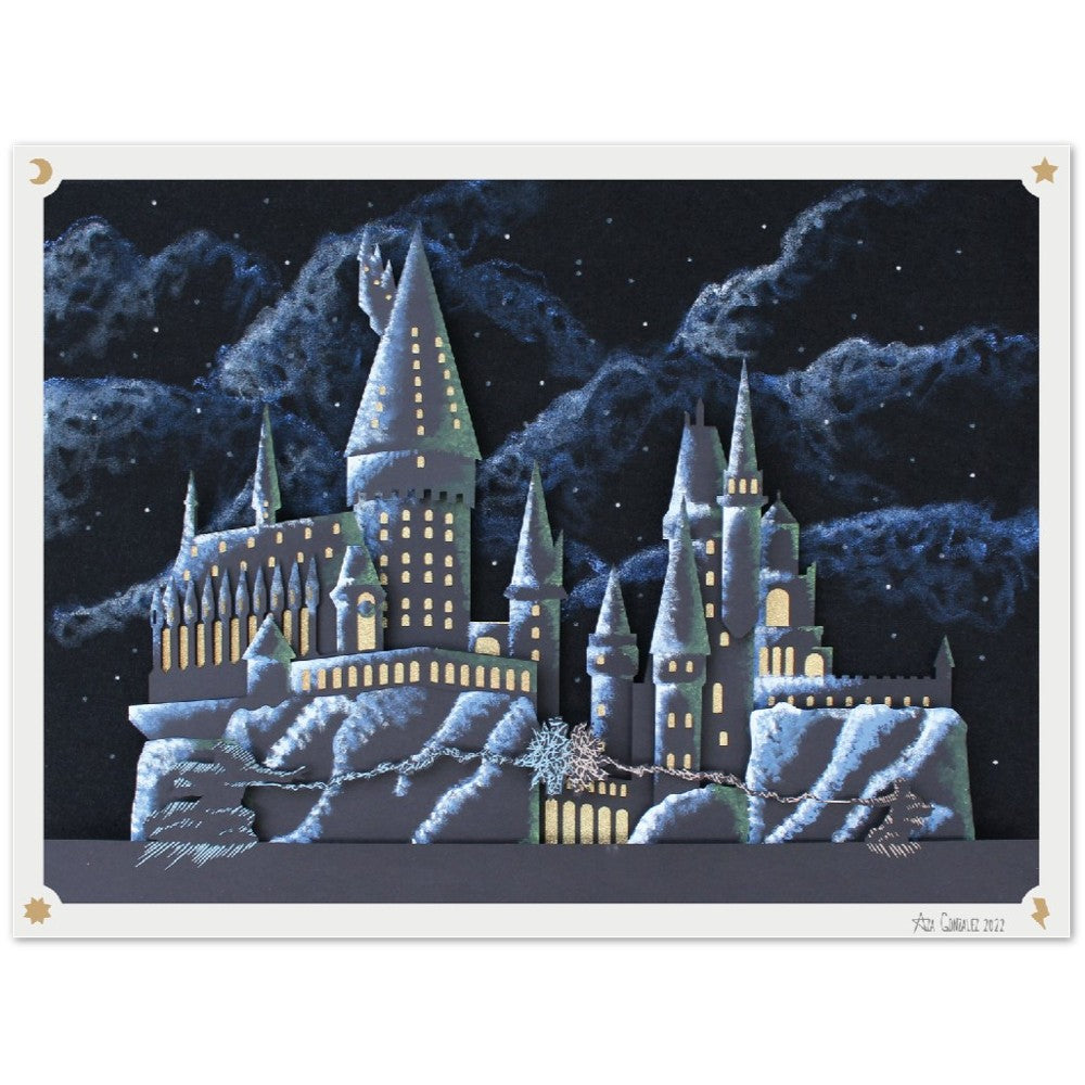 HP Castle Paper Poster